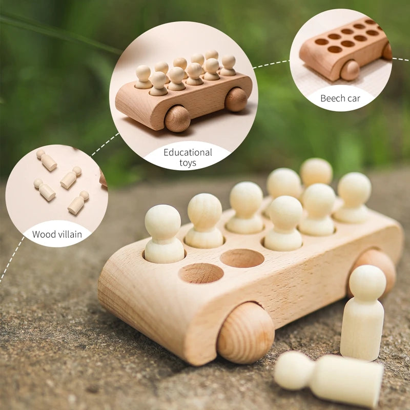 Wooden Train Toy