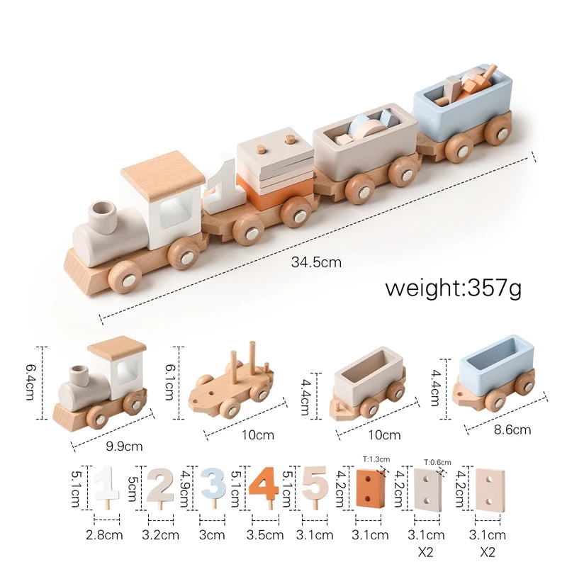 Wooden Train Toy