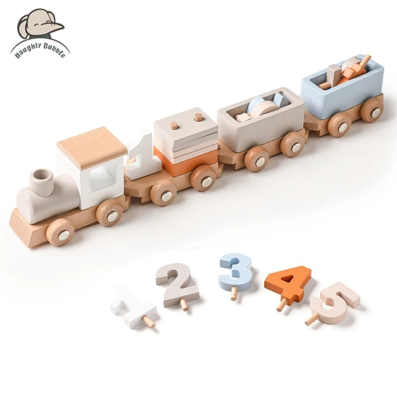 Wooden Train Toy