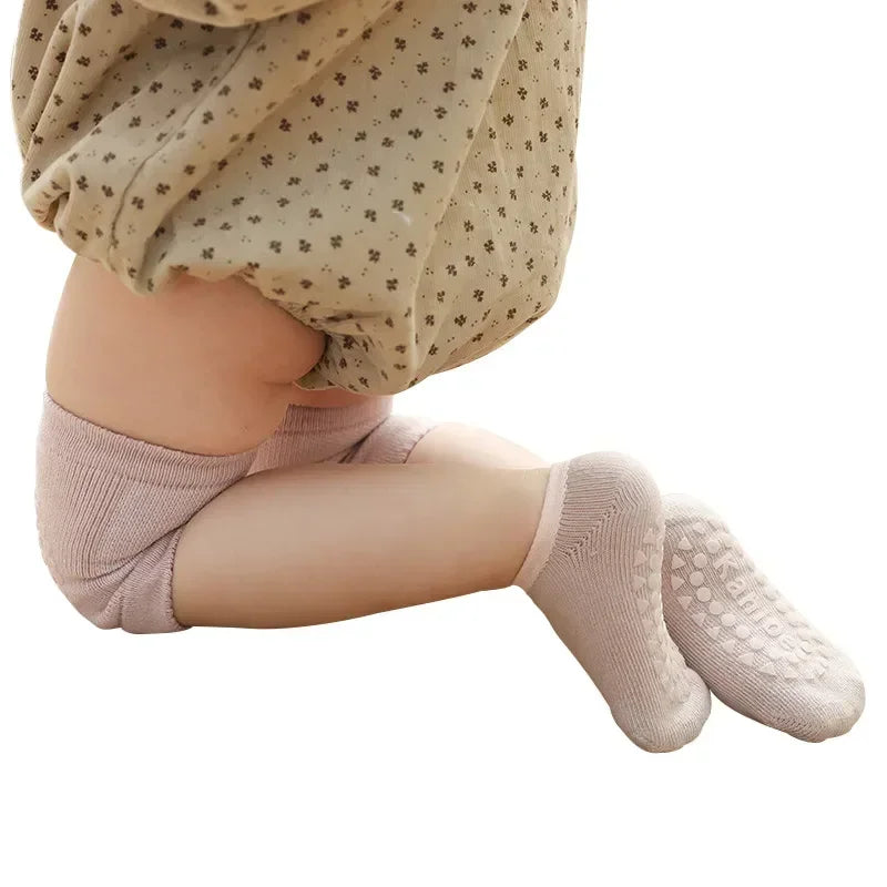 Baby Knee Pads Socks Set