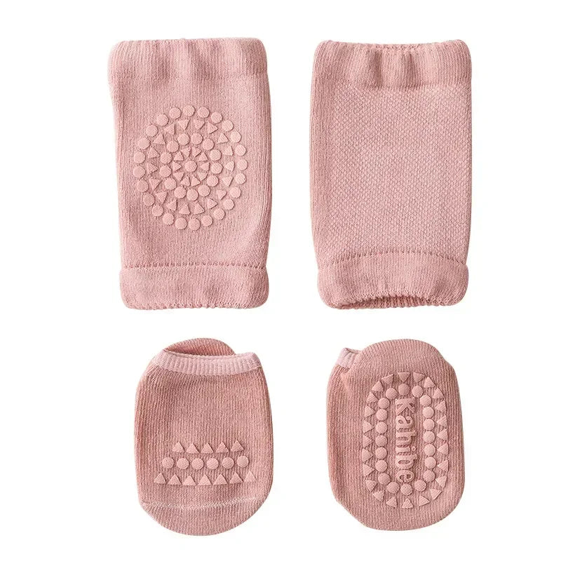 Baby Knee Pads Socks Set